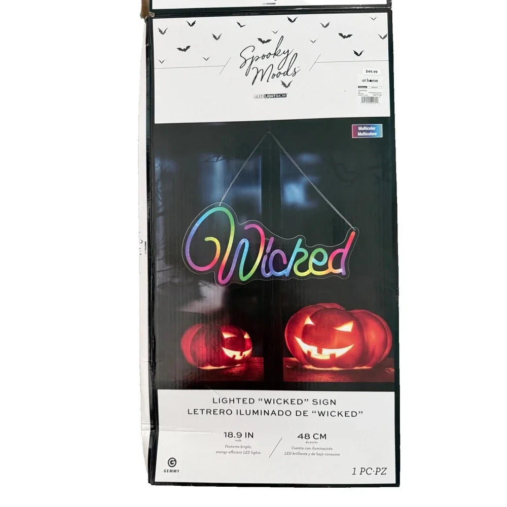 GEMMY HALLOWEEN  LED Lighted Neon 